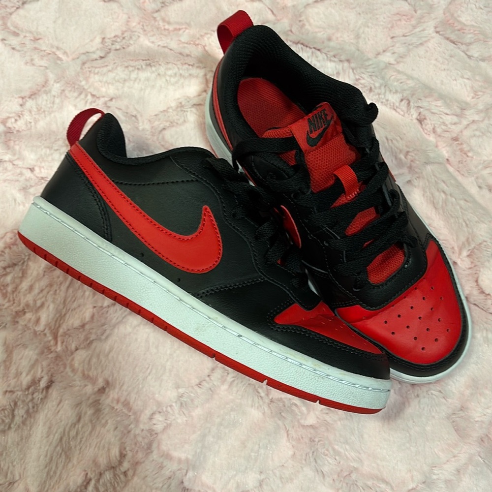 NIKE RED & BLACK SHOES!